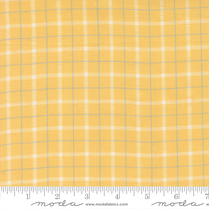 Summer Solstice Wovens Checks Plaids Stripes YELLOW GREY scale