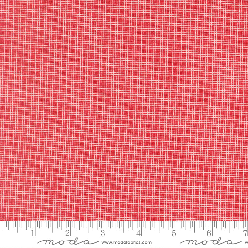 30s Playtime Screen Door Scarlet by Linzee McCray for Moda Fabrics 23377-14 scale