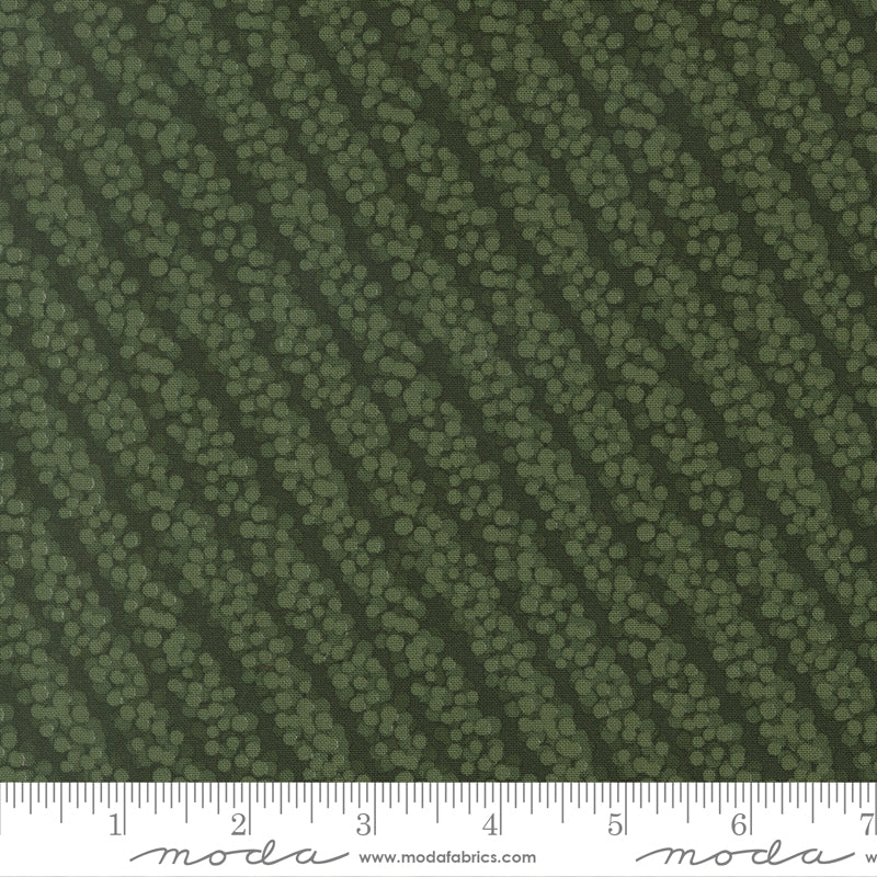 Gingerbread Lane Flowing Forest Stripes Forest by Kileys Quilt Room for Moda Fabrics 26156-16 scale