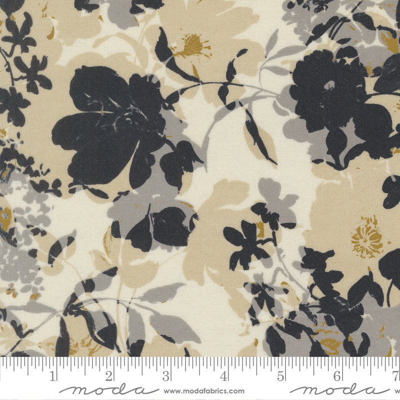 Arabesque Whisper Florals Abstract Angel by Studio M for Moda 33830-11 scale