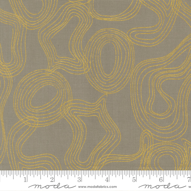 Sunlit Ruins Shadow Grove Blenders Metallic Silver scale