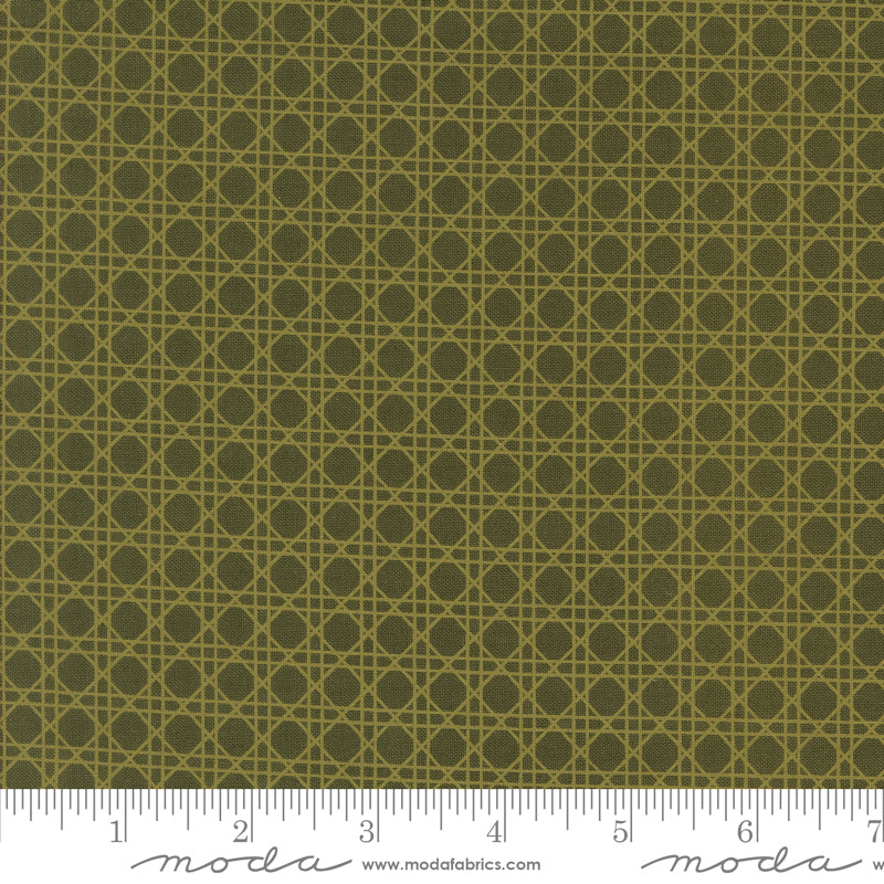 Old World Yuletide Christmas Trellis Blenders Pine by Fancy That Design House for Moda Fabrics