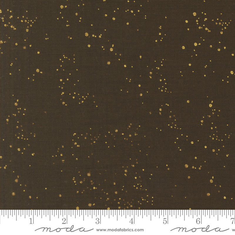 Old World Yuletide Falling Snow Blenders Espresso by Fancy That Design House for Moda Fabrics