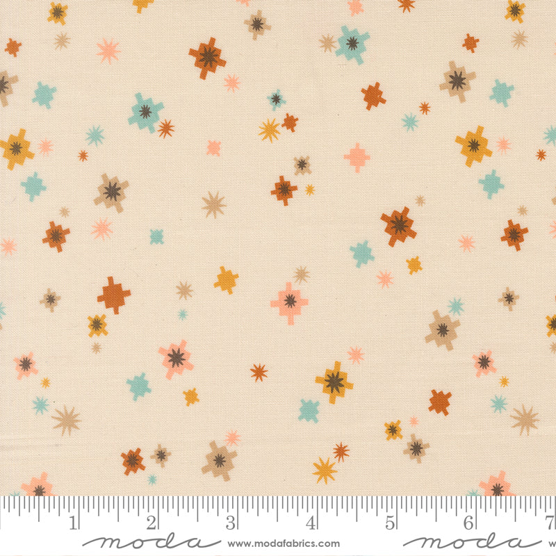 Boho Haven Artisanal Toss Blenders EGGSHELL by Fancy That Design House for Moda 45647-11 scale