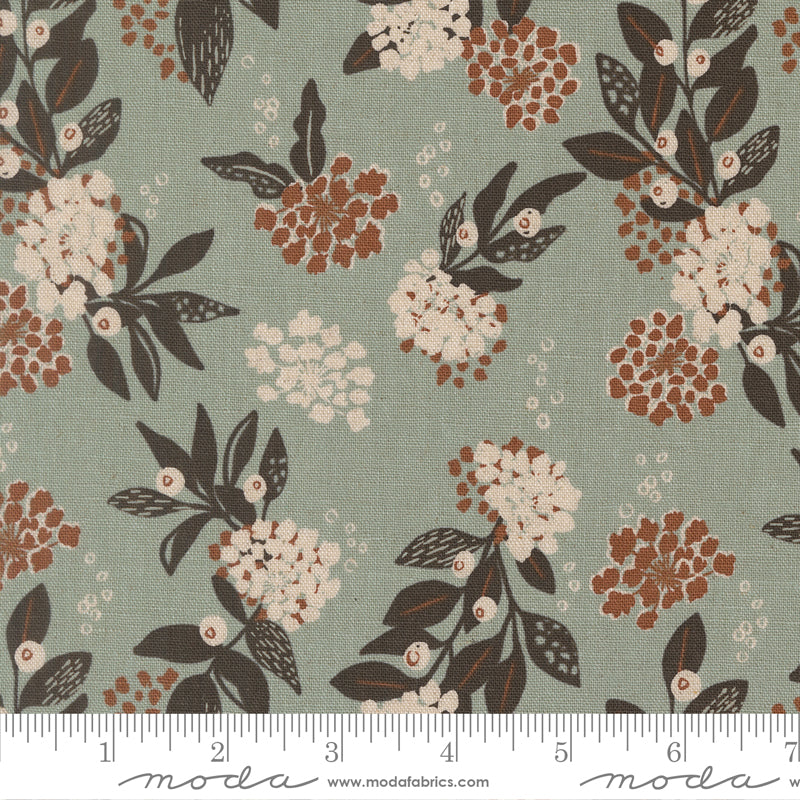 Wellspring Inflorescence Florals Storm by Fancy That Design House for Moda Fabrics