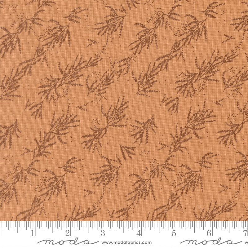 Wellspring Branches Blenders Coral Seashell by Fancy That Design House for Moda Fabrics