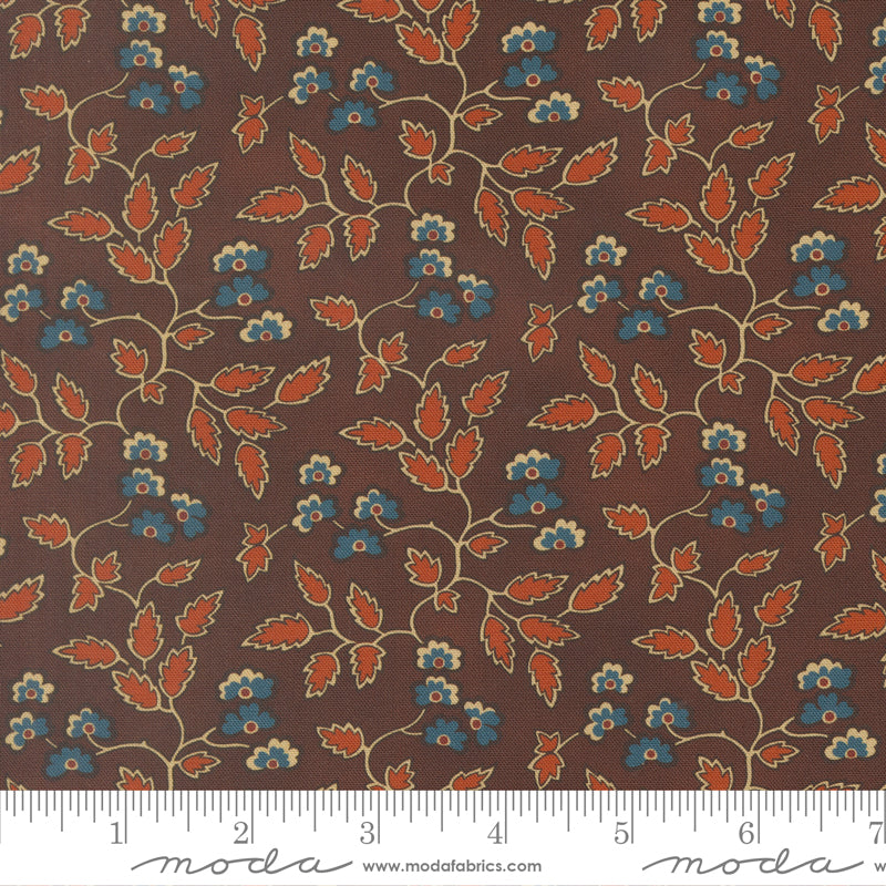 Pamelias Path Prairie Flowers Dark Chocolate scale