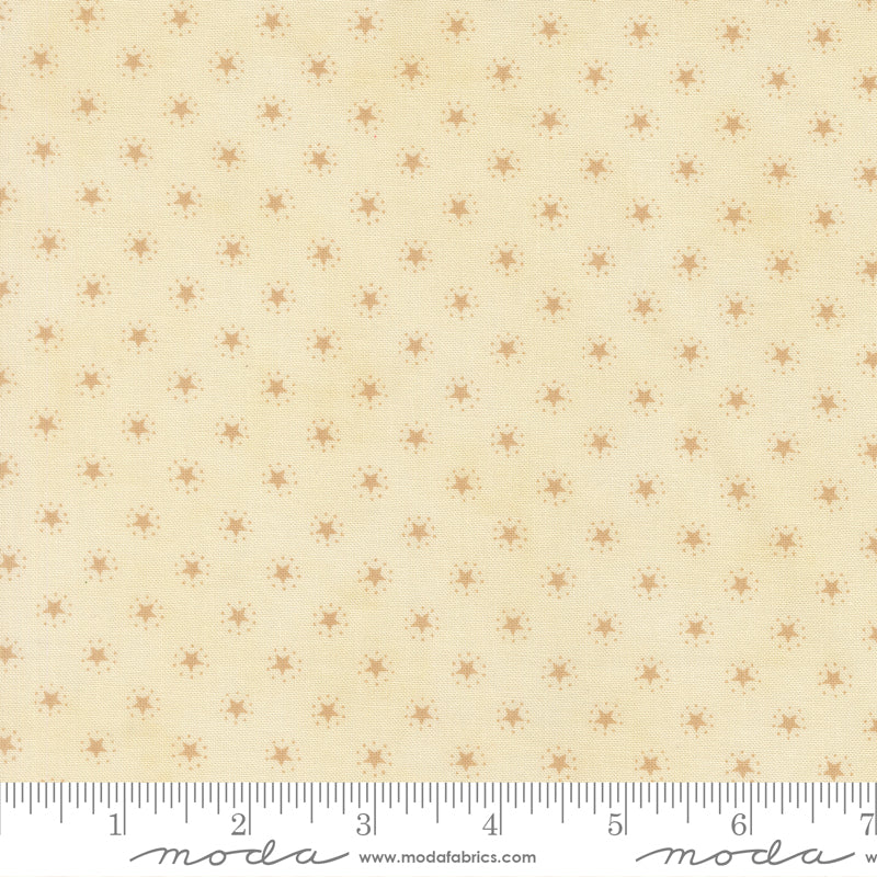 Parchment Tan Starbright Blenders Stars - America 250 Years by Deb Strain for Moda Fabrics