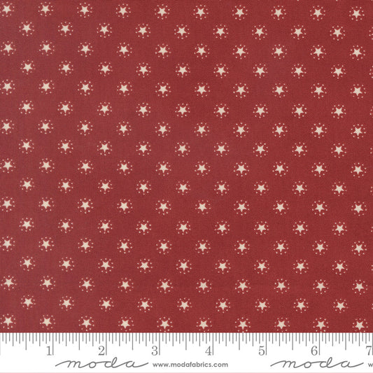 Brave Crimson Starbright Blenders Stars - America 250 Years by Deb Strain for Moda Fabrics