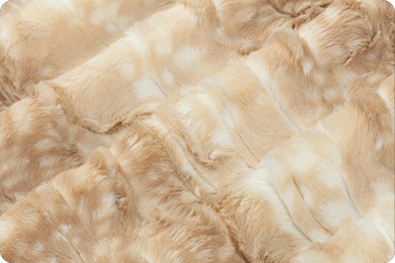 Luxe Cuddle Fawn Beige Fabric