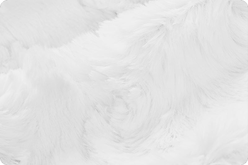 Luxe Cuddle Glacier Snow Fabric