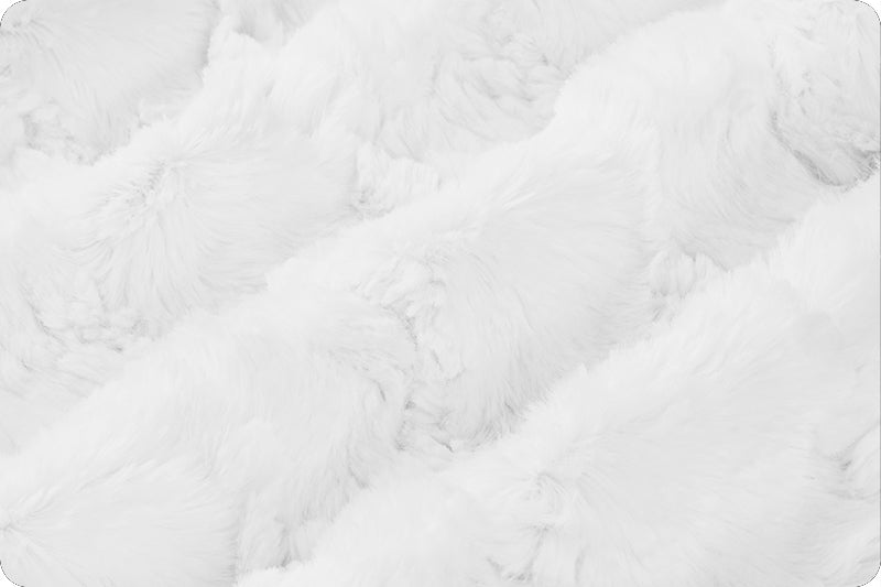Luxe Cuddle Glacier Snow Fabric