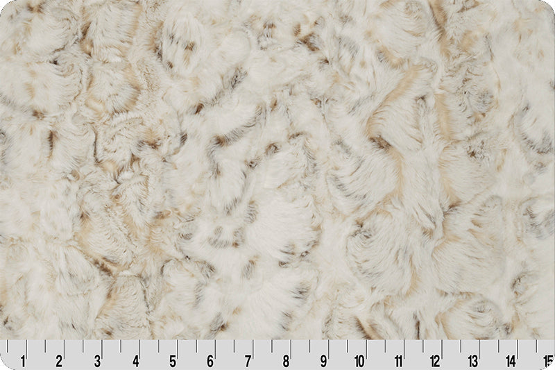 Luxe Cuddle Snowy Owl Natural Fabric
