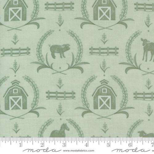 Willows Farm Farm Yard Damask WILLOW