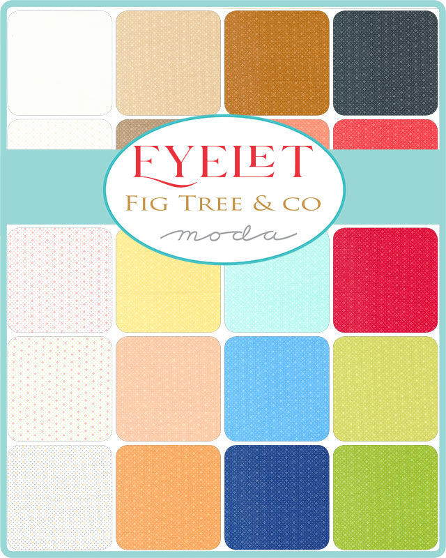 Eyelet quilting fabric by Fig Tree Co for Moda