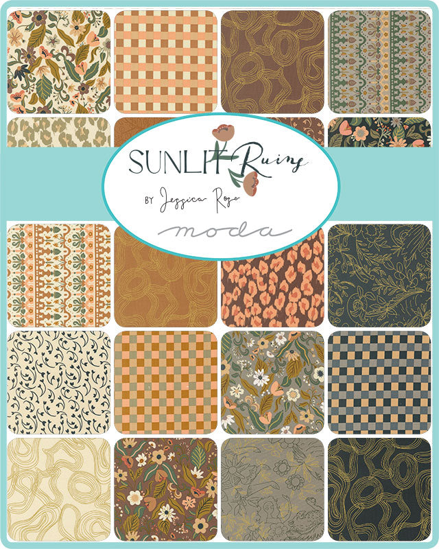 Sunlit Ruins quilting fabric by Jessica Rose for Moda