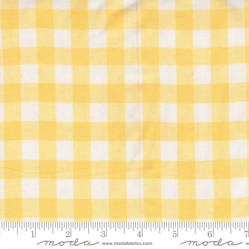Summer Solstice Wovens Checks Plaids Stripes YELLOW WHITE scale