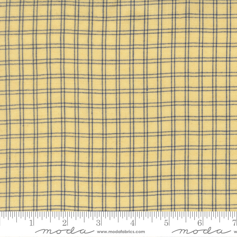 Summer Solstice Wovens Checks Plaids Stripes YELLOW BLK scale