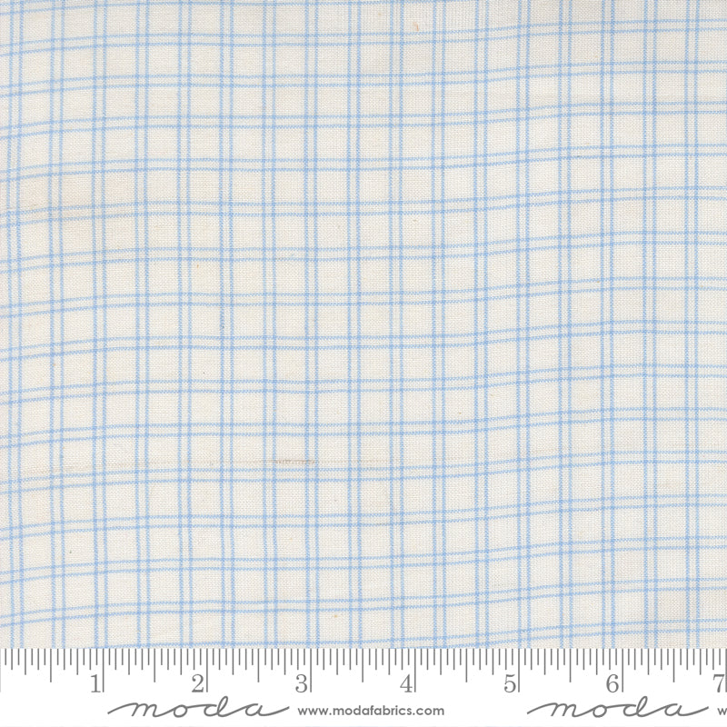Summer Solstice Wovens Checks Plaids Stripes LIGHT BLUE scale
