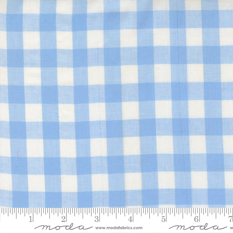 Summer Solstice Wovens Checks Plaids Stripes LIGHT BLUE BIG CHECKS scale
