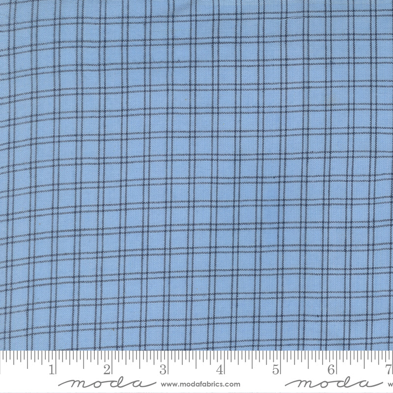 Summer Solstice Wovens Checks Plaids Stripes LIGHT BLUE SMALL CHECKS scale