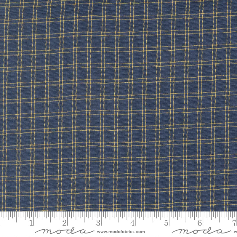 Summer Solstice Wovens Checks Plaids Stripes NAUTICAL BLUE YELLOW scale