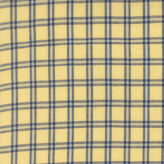 Summer Solstice Wovens Checks Plaids Stripes YELLOW BLK BLUE