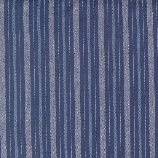 Summer Solstice Wovens Checks Plaids Stripes DARK BLUE GREY LIGHT BLUE