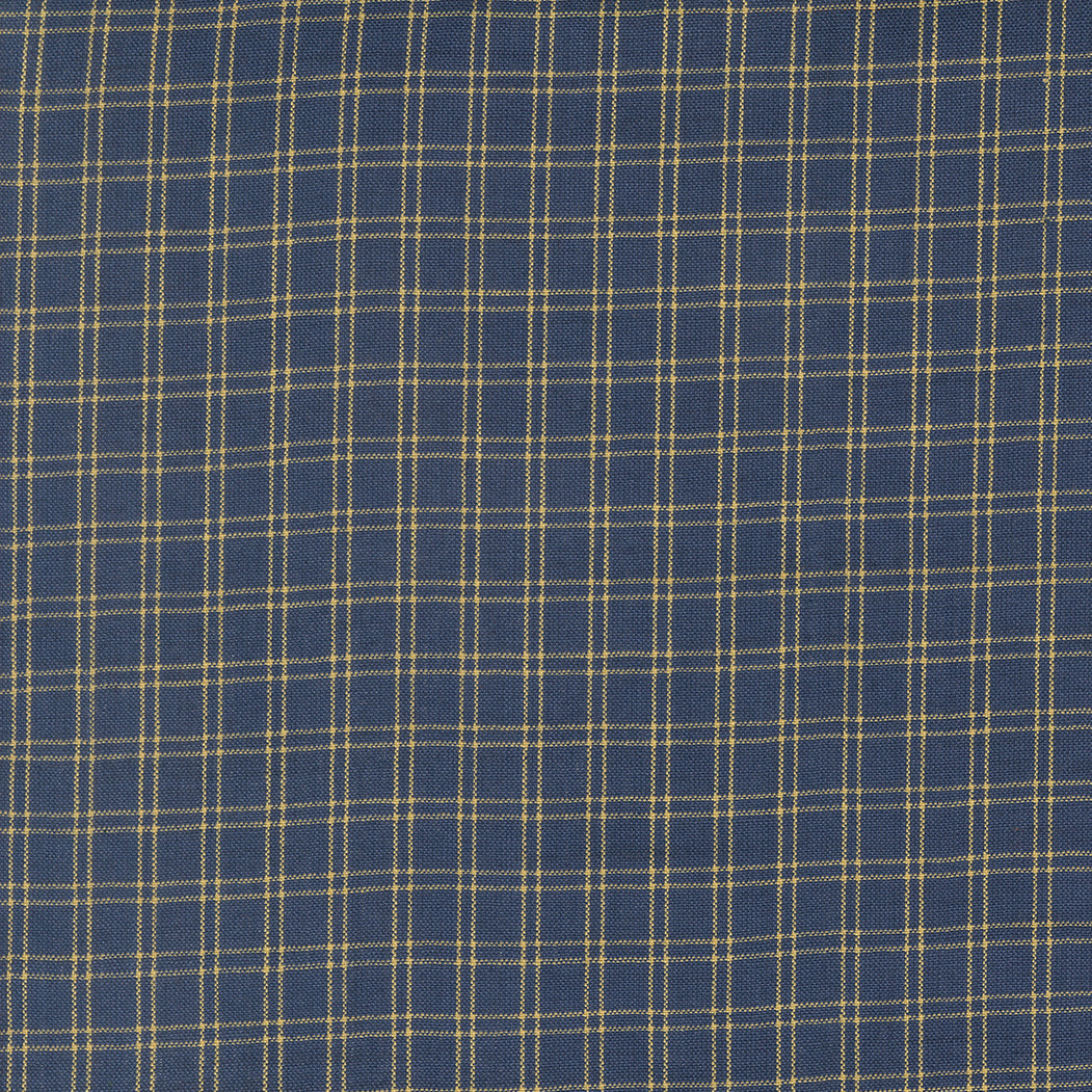 Summer Solstice Wovens Checks Plaids Stripes NAUTICAL BLUE YELLOW