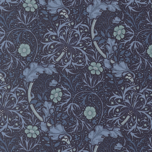 Morris Muse Twilight Seaweed Florals