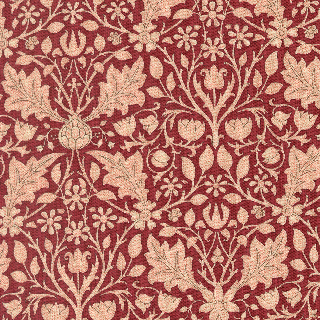 Morris Muse Russet Triple Net Florals