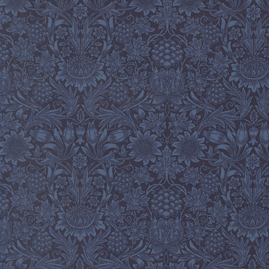 Morris Muse Twilight Sunflower Damask