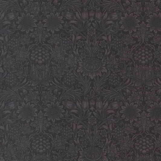 Morris Muse Ebony Sunflower Damask