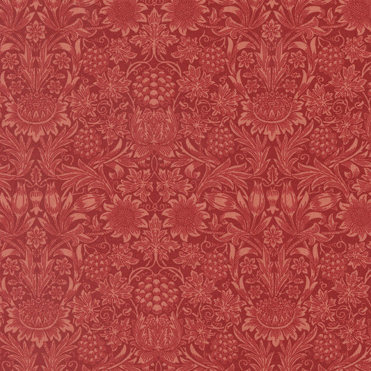 Morris Muse Russet Sunflower Damask