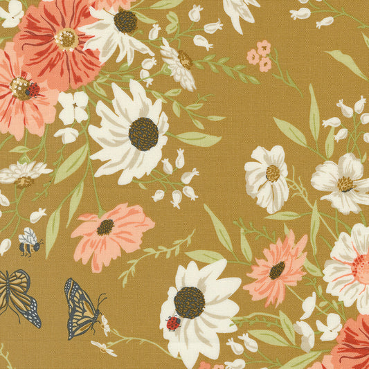 Farmstead Farm Fresh Flowers Florals Haystack by Stacy Iest Hsu for Moda Fabric 20900-24