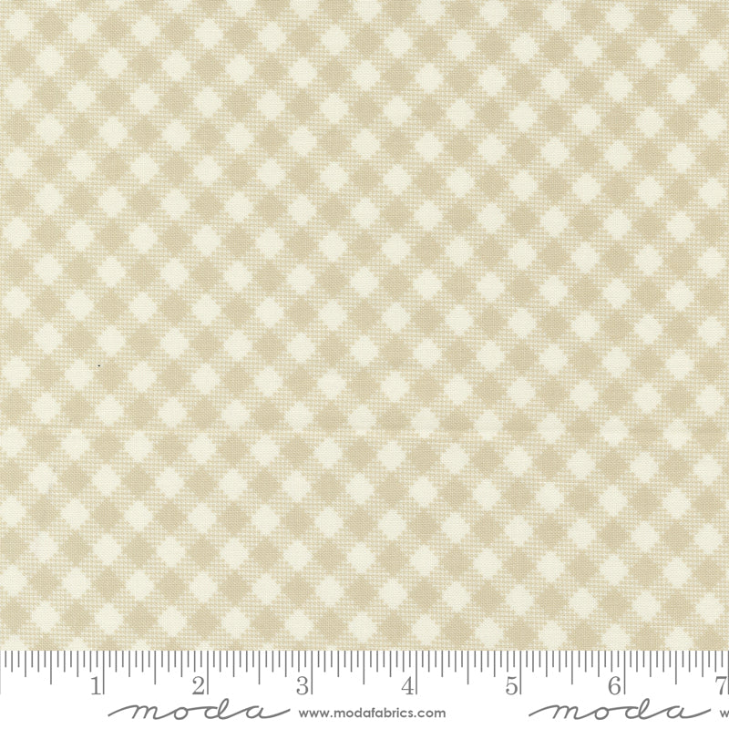 Farmstead Gingham Checks and Plaids Linen by Stacy Iest Hsu for Moda Fabric 20907-12 scale