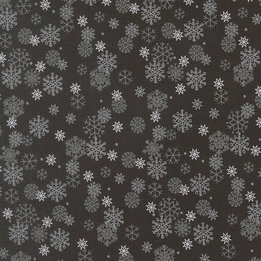 Holiday Cheer Snow Flurry Blenders Snowflake Midnight by Stacy Lest Hsu for Moda Fabrics 20976-20
