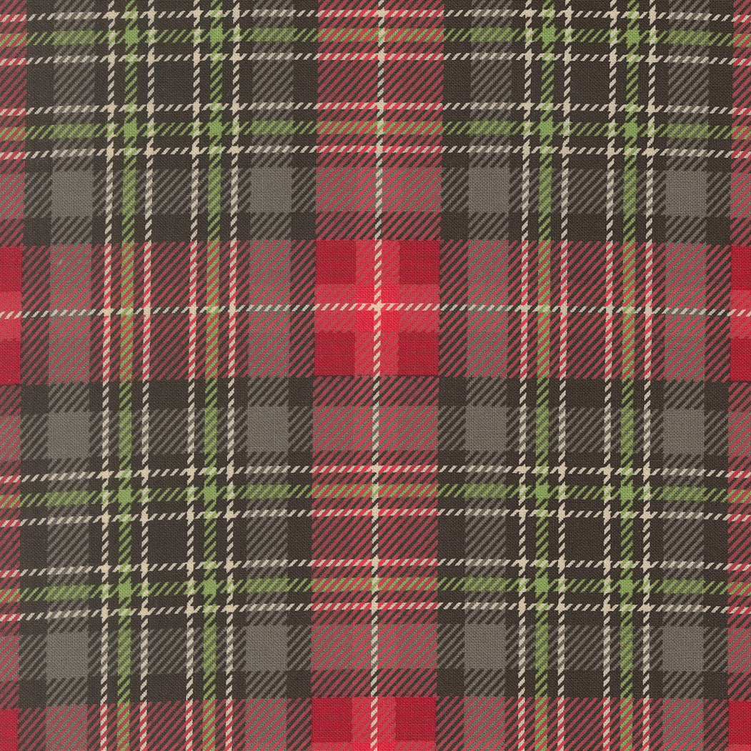 Holiday Cheer Christmas Plaid Checks and Plaids Coal by Stacy Lest Hsu for Moda Fabrics 20977-19