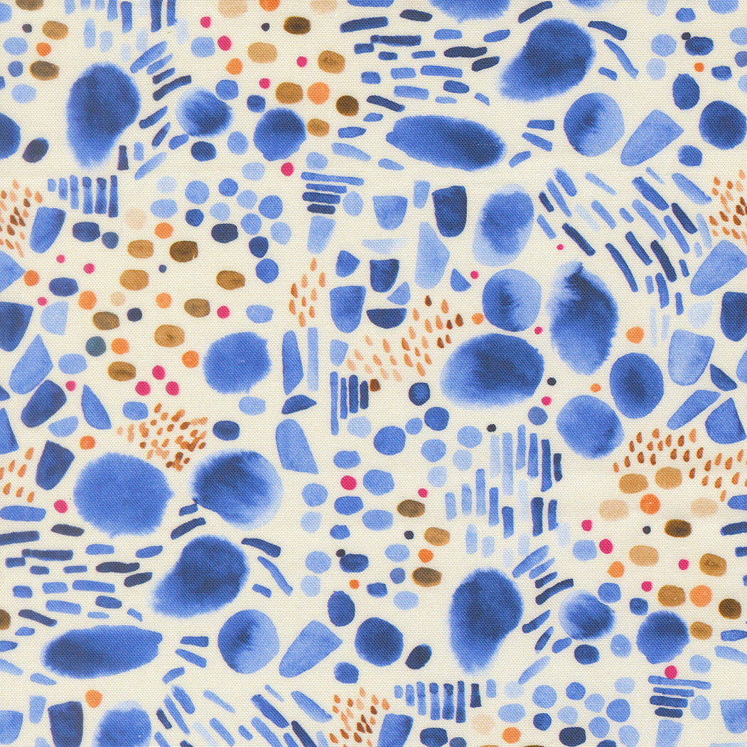Northern Brights Lake Pebbles Blenders Watercolor Cloud by Amarilys Henderson for Moda Fabrics 21858-11