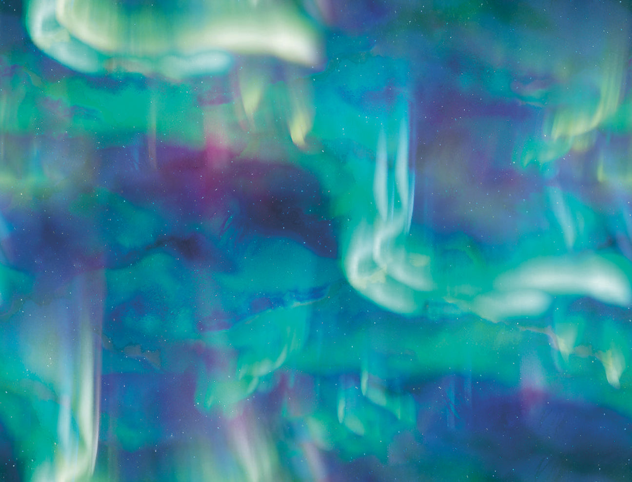 Northern Brights Northern Lights Landscape Watercolor Sky by Amarilys Henderson for Moda Fabrics 21859-11