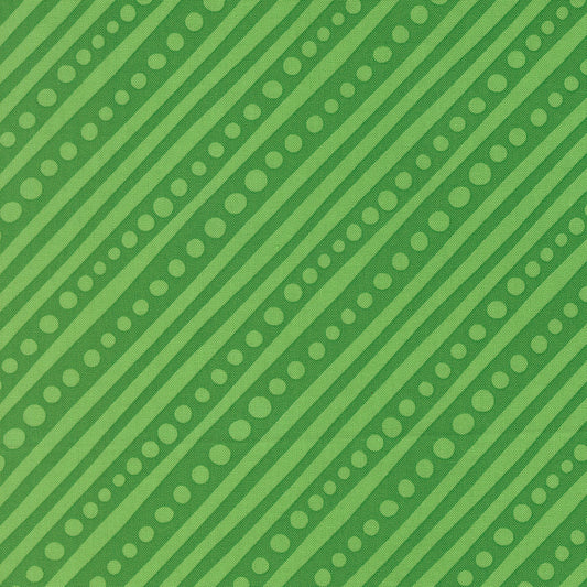 Snow Time Dotted Bias Stripe Stripes Hollyleaf by Me and My Sister Designs for Moda Fabrics 22504-12