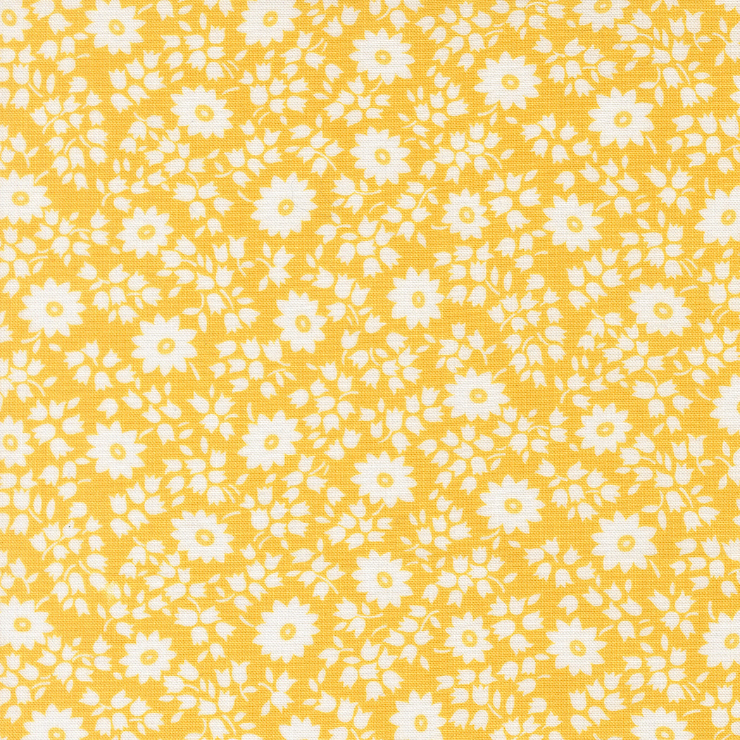 30s Playtime Perky Posies Florals Sunshine by Linzee McCray for Moda Fabrics 23372-15