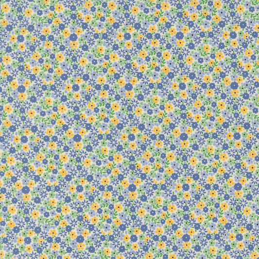 30s Playtime Cute Calico Aloe by Linzee McCray for Moda Fabrics 23374-26