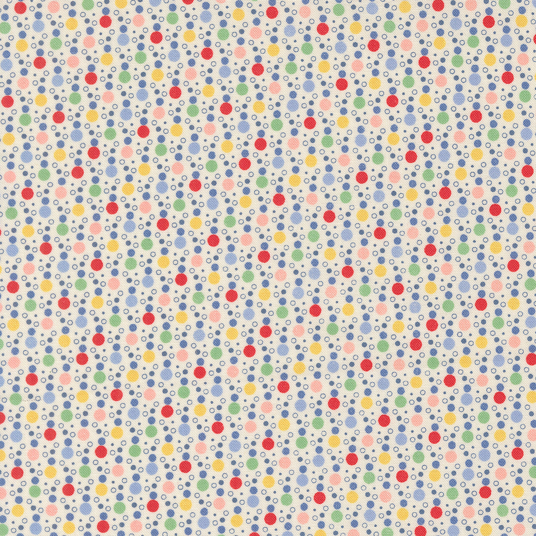 30s Playtime Bubbly Dots Dots Primary by Linzee McCray for Moda Fabrics 23376-11
