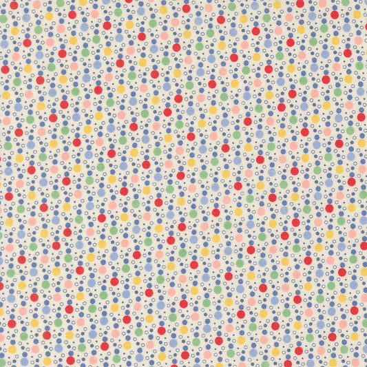 30s Playtime Bubbly Dots Dots Primary by Linzee McCray for Moda Fabrics 23376-11