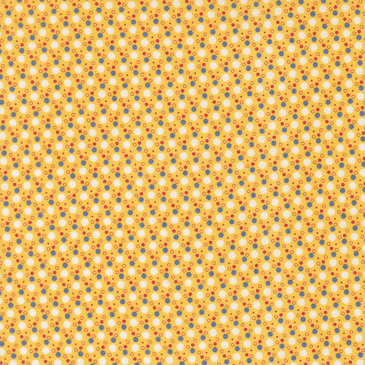 30s Playtime Bubbly Dots Dots Sunshine by Linzee McCray for Moda Fabrics 23376-15