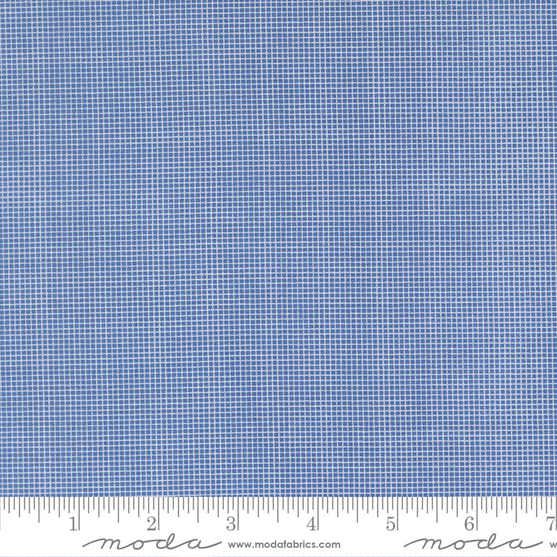 30s Playtime Screen Door Bluebell by Linzee McCray for Moda Fabrics 23377-18 scale