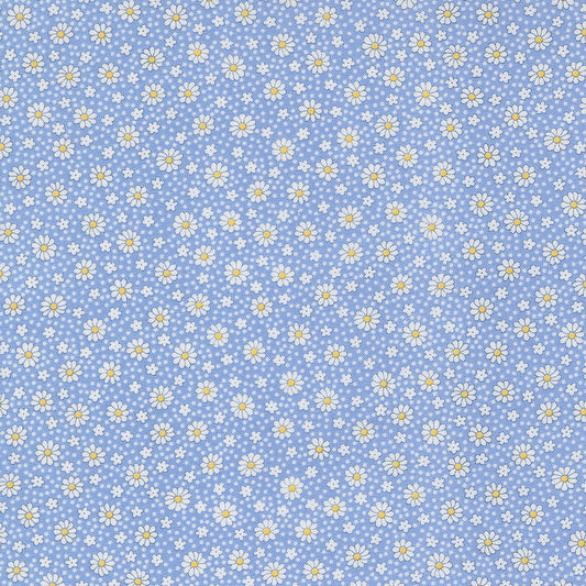 30s Playtime Dotty Daisy Ditsy Dots Sky by Linzee McCray for Moda Fabrics 23379-17