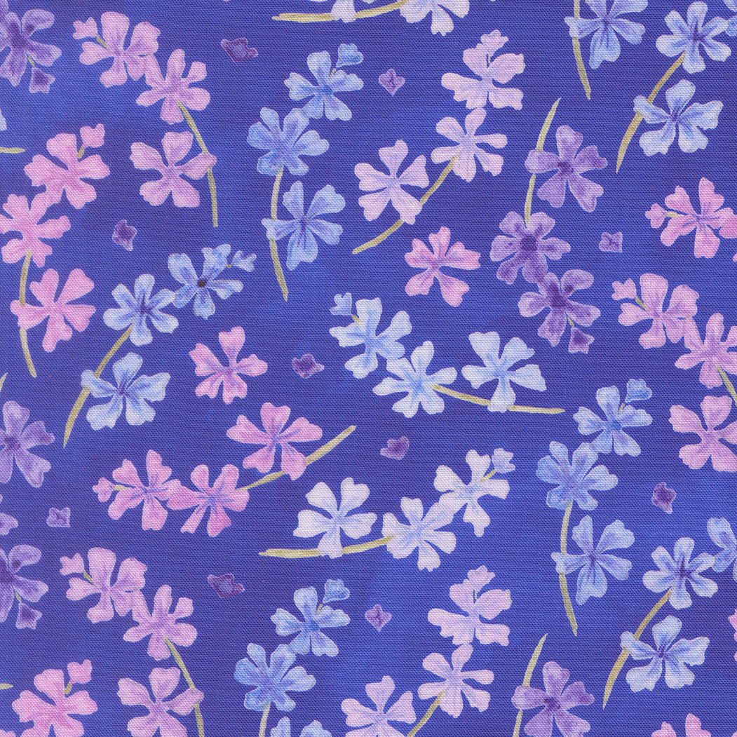 Delphinium Lilac Florals AGAPANTHUS by Janet Clare for Moda 24651-15