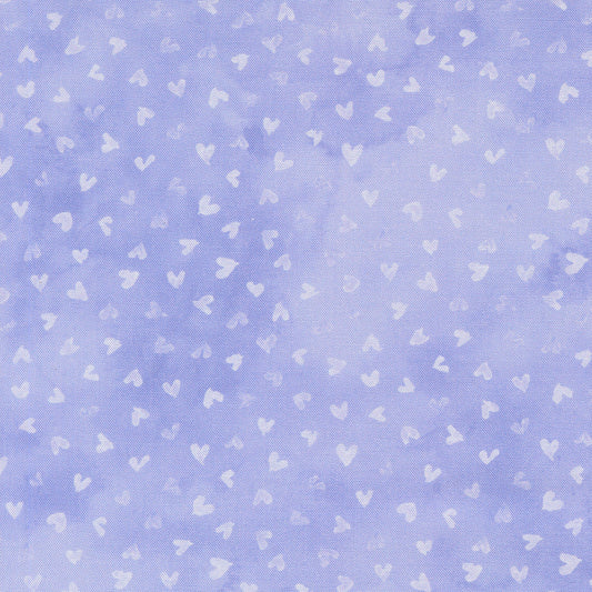 Delphinium Light Hearts Blenders LILAC by Janet Clare for Moda 24653-13